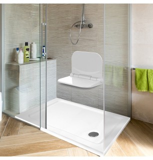 Siège de douche peu encombrant