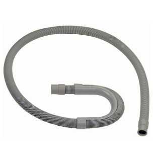 Tuyau ondulé de vidange de machine à laver avec gabarit - Longueur : 150 cm