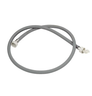 Tuyau pour lave-linge F/F 3/4 avec coude - Longueur : 150 cm