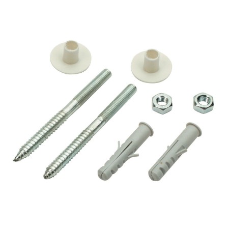 Bouchons et vis pour fixation bidet/WC 6x80 paquet de 4