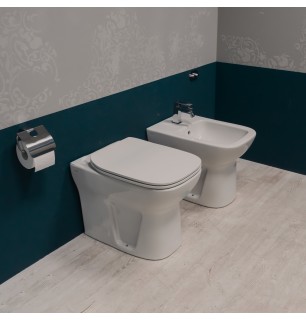 Paire de sanitaires en céramique avec siège softclose série S20