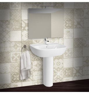 Lavabo avec piédestal Série Zentrum