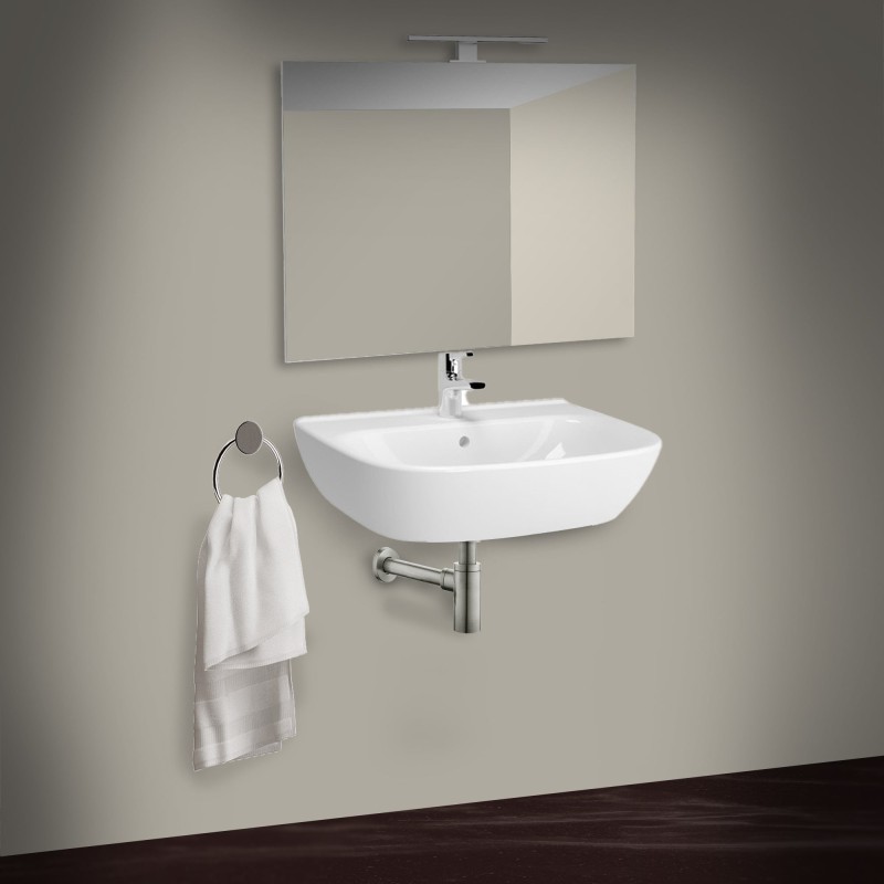 Lavabo suspendu Série Zentrum - Taille : 60 cm