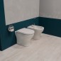 Paire de sanitaires encastrés en céramique série Zentrum