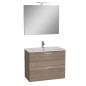 Armoire de toilette murale modèle Mia - Couleur : blanc brillant