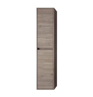 Soria 140x30 cm chêne foncé Colonne de salle de bains suspendue Eternity