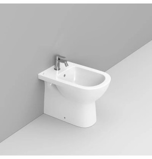 Bidet mural Gemma 2 - Ceramica Dolomite, monotrou avec trop-plein