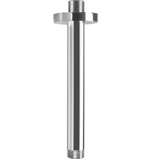 Bras vertical rond avec rosette D.21MM 1/2" - Taille : 150 mm