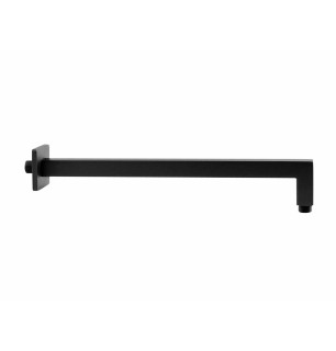 Bras de douche Square Plus avec rosace M 1/2" - Couleur : Chrome - Dim. : 350 mm