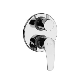 Mitigeur douche encastré Lucente - Jacuzzi, 2 sorties chrome