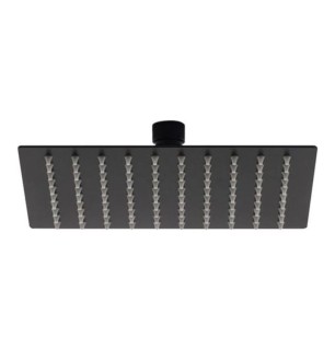 Pomme de douche carrée - Couleur : Chrome - Taille : 15x15 cm
