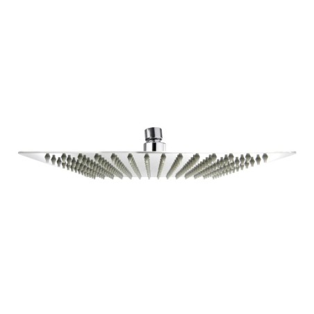 Pomme de douche carrée - Couleur : Chrome - Taille : 20x20 cm