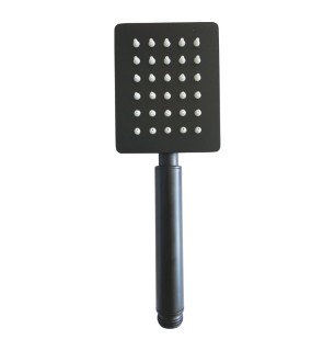 Douchette à main anticalcaire Low Square M 1/2" - Couleur : Noir mat