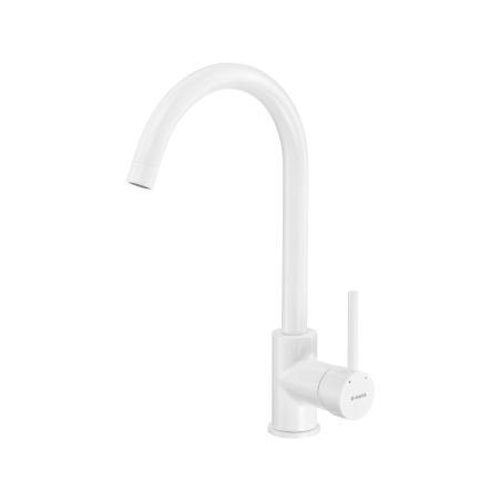 Mélangeur de cuisine blanc avec bec orientable - Gianin