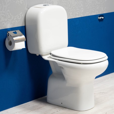 WC monobloc avec couvercle de réservoir de chasse inclus Série Orient