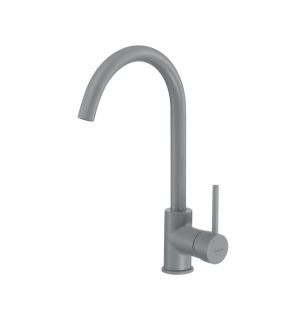 Mélangeur de cuisine gris mat avec bec orientable - Gianin