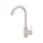 Mélangeur de cuisine beige avec bec pivotant en laiton - Letita Mélangeur de cuisine beige avec bec pivotant en laiton - Letita