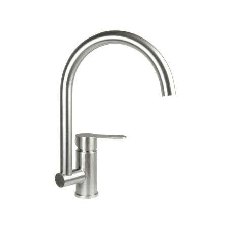 Mélangeur de cuisine en acier brossé avec bec orientable - Wolfy