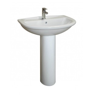 Série Karla lavabo monotrou en céramique 65x51 cm