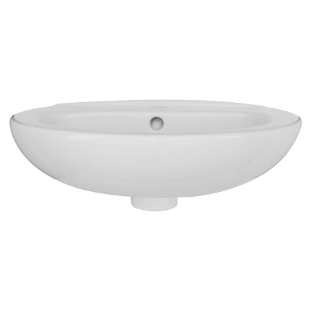 Magic lavabo en céramique monotrou blanc 55x43 cm