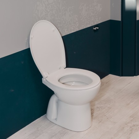 WC traditionnel Magic encastré dans le mur avec siège inclus