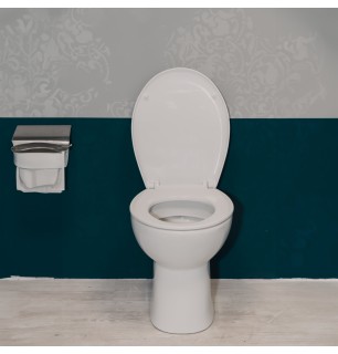 WC traditionnel Magic avec siphon de sol et siège inclus