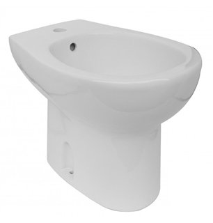 Bidet traditionnel sur pied en céramique blanche 40 cm - Magic