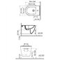 Paire de sanitaires suspendus en céramique blanche série Mia Round Paire de sanitaires suspendus en céramique blanche série Mia Round