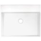 Lavabo rectangulaire en granit blanc albâtre 50x40 cm avec plan - Sofyro Lavabo rectangulaire en granit blanc albâtre 50x40 cm avec plan - Sofyro