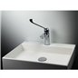 Lavabo rectangulaire en granit blanc albâtre 50x40 cm avec plan - Sofyro Lavabo rectangulaire en granit blanc albâtre 50x40 cm avec plan - Sofyro