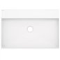 Lavabo rectangulaire en granit blanc albâtre 60x40 cm avec plan - Sofyro Lavabo rectangulaire en granit blanc albâtre 60x40 cm avec plan - Sofyro