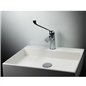 Lavabo rectangulaire en granit blanc albâtre 60x40 cm avec plan - Sofyro Lavabo rectangulaire en granit blanc albâtre 60x40 cm avec plan - Sofyro