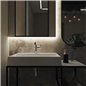 Lavabo rectangulaire en granit blanc albâtre 60x40 cm avec plan - Sofyro Lavabo rectangulaire en granit blanc albâtre 60x40 cm avec plan - Sofyro