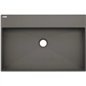 Lavabo rectangulaire en granit anthracite métallisé 60x40 cm avec plan - Sofyro Lavabo rectangulaire en granit anthracite métallisé 60x40 cm avec plan - Sofyro