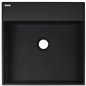 Lavabo carré en granit avec plan de travail 40x40 cm noir - Sofyro Lavabo carré en granit avec plan de travail 40x40 cm noir - Sofyro