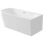 Baignoire acrylique 160 cm droite avec siphon click-clack - Delia Baignoire acrylique 160 cm droite avec siphon click-clack - Delia
