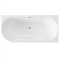 Baignoire acrylique 160 cm droite avec siphon click-clack - Delia Baignoire acrylique 160 cm droite avec siphon click-clack - Delia