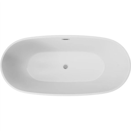 Baignoire autoportante 150 cm ovale en acrylique - Montain