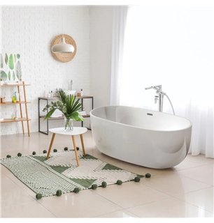Baignoire autoportante 150 cm ovale en acrylique - Montain