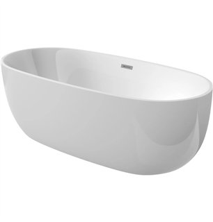 Baignoire autoportante en acrylique ovale de 170 cm - Montain