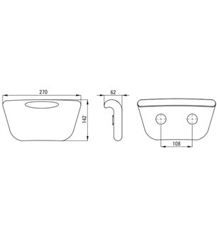 Appui-tête de baignoire en polyuréthane noir - ergonomique et lavable