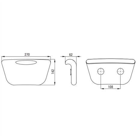 Appui-tête de baignoire en polyuréthane noir - ergonomique et lavable