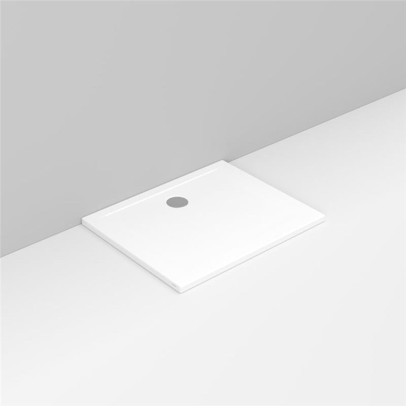 Receveur de douche en céramique 100x70xH4 cm avec écoulement côté mur - Squash | Ceramica Dolomite Receveur de douche en céramique 100x70xH4 cm avec écoulement côté mur - Squash | Ceramica Dolomite