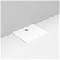 Receveur de douche en céramique 100x70xH4 cm avec écoulement côté mur - Squash | Ceramica Dolomite Receveur de douche en céramique 100x70xH4 cm avec écoulement côté mur - Squash | Ceramica Dolomite