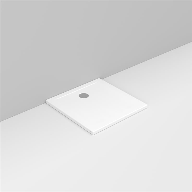 Receveur de douche en céramique 90x90xH4 cm avec écoulement côté mur - Squash | Ceramica Dolomite Receveur de douche en céramique 90x90xH4 cm avec écoulement côté mur - Squash | Ceramica Dolomite