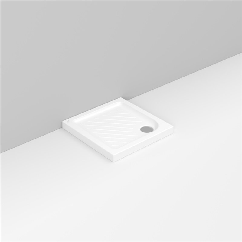 Receveur de douche carré 80x80 cm avec écoulement latéral - Gemma 2 | Ceramica Dolomite Receveur de douche carré 80x80 cm avec écoulement latéral - Gemma 2 | Ceramica Dolomite