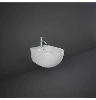 Bidet mural en céramique blanc alpin 52x38 cm - Des | Rak Ceramics