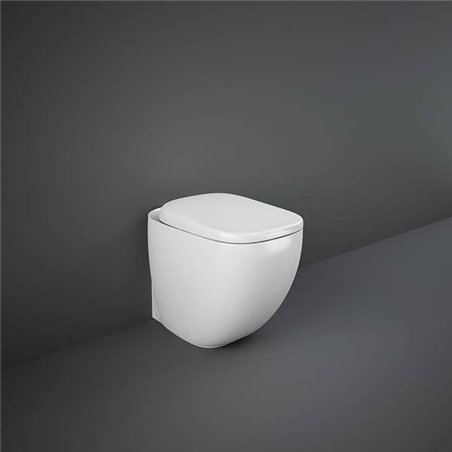 52x38 cm WC encastré en céramique blanc alpin - Illusion | Rak Ceramics