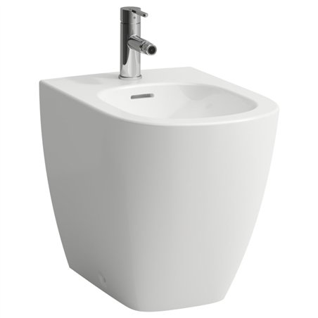 Bidet mural en céramique blanche 36x52 cm forme douce - Lua | Laufen