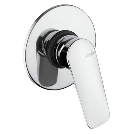 Mitigeur de douche encastré en laiton chromé Ø116 mm - Lago | Piralla